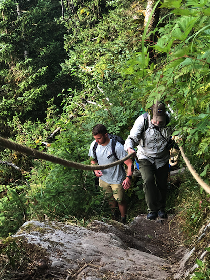 Hiking the Ridge Trail