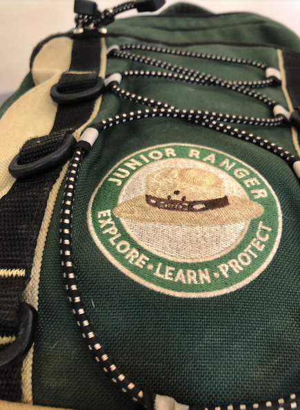 National Park loaner backpack for kids