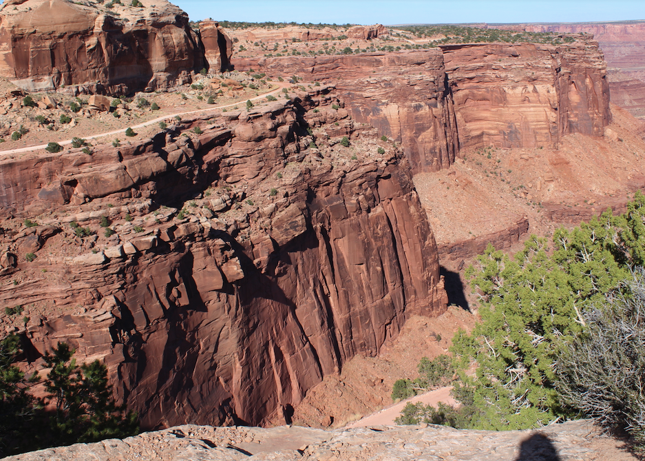 Spectacular Schafer Canyon in Canyonlands NP