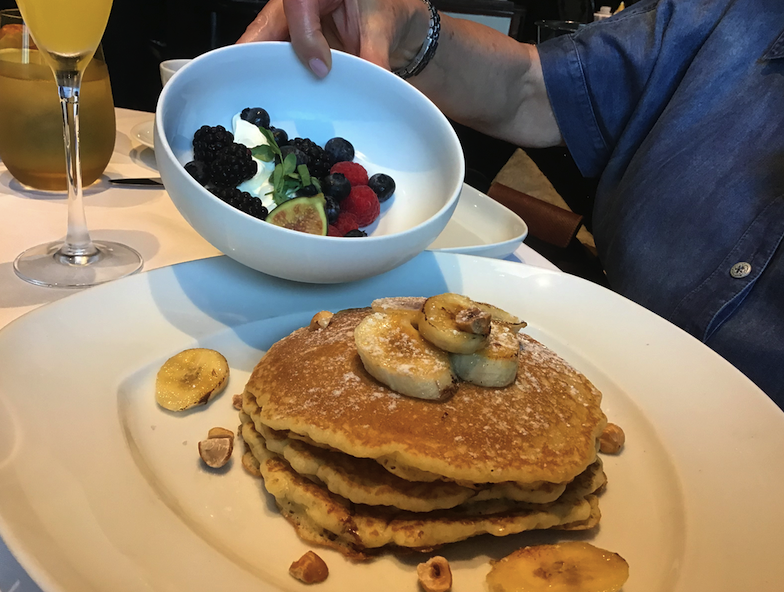 Delicious New Year's Day brunch in the Pinnacle aboard the Oosterdam