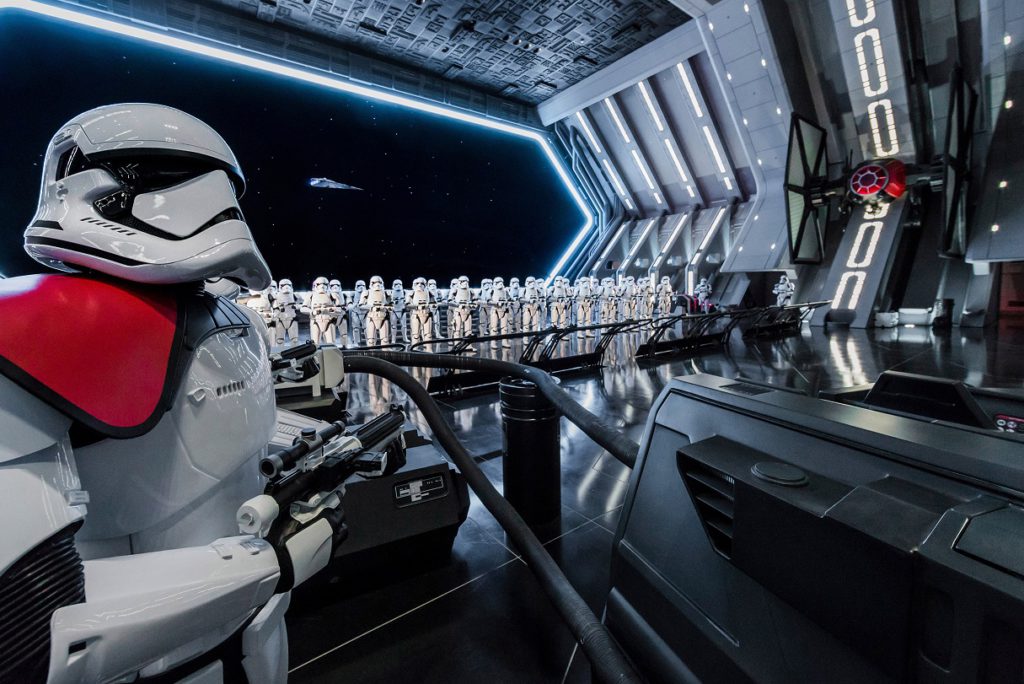 RISE OF THE RESISTANCE -- Disney guests will traverse the corridors of a Star Destroyer