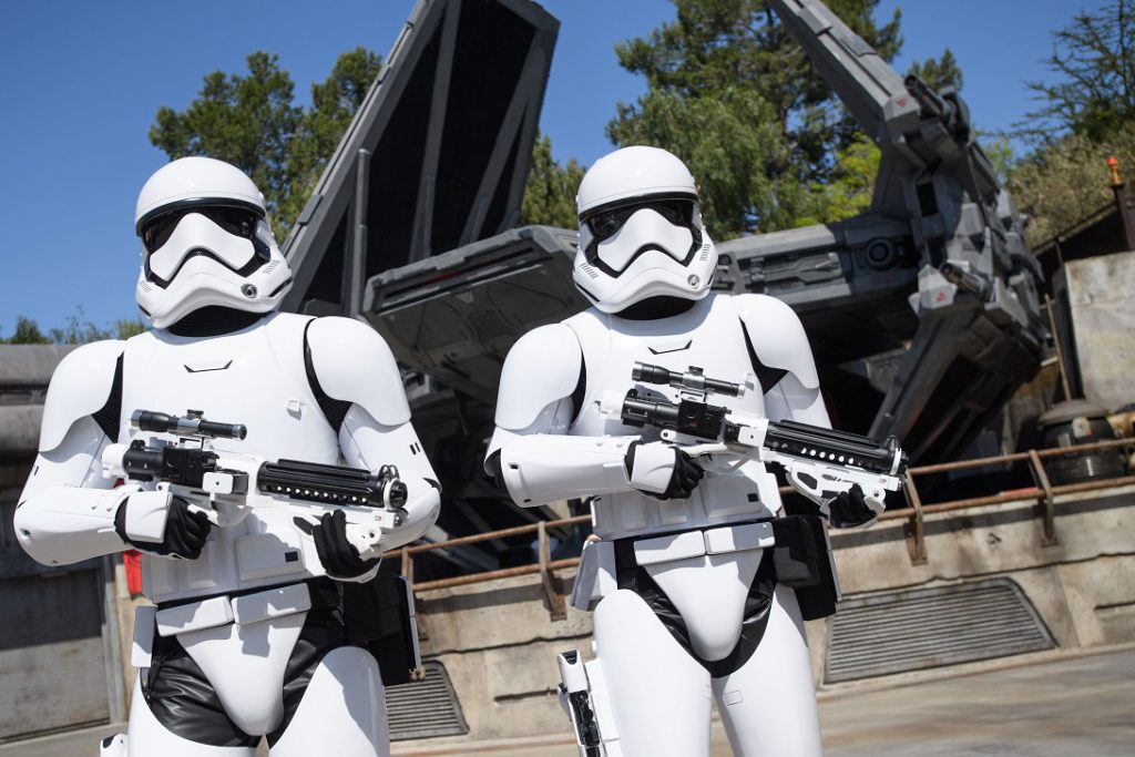 Imperial Stormtroopers keep the peace (or not) at Disney's Star Wars Galaxy's Edge