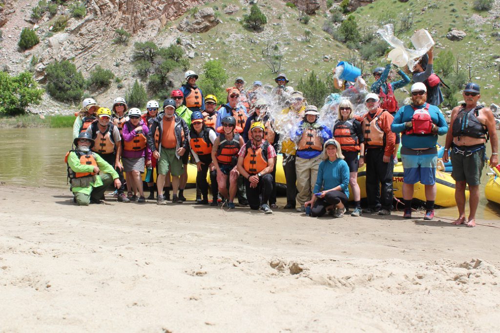 The guests and guides at lunch on the last day of the trip. Thanks so much for the dunking Kyle!