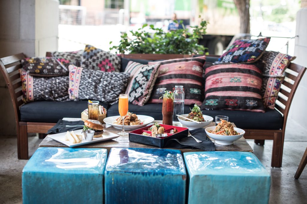 The patio at the award-winning Botika, San Antonio