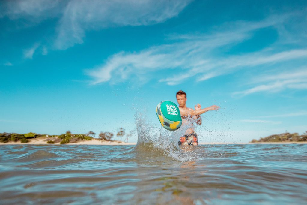 Waboba balls that actually bounce on the water