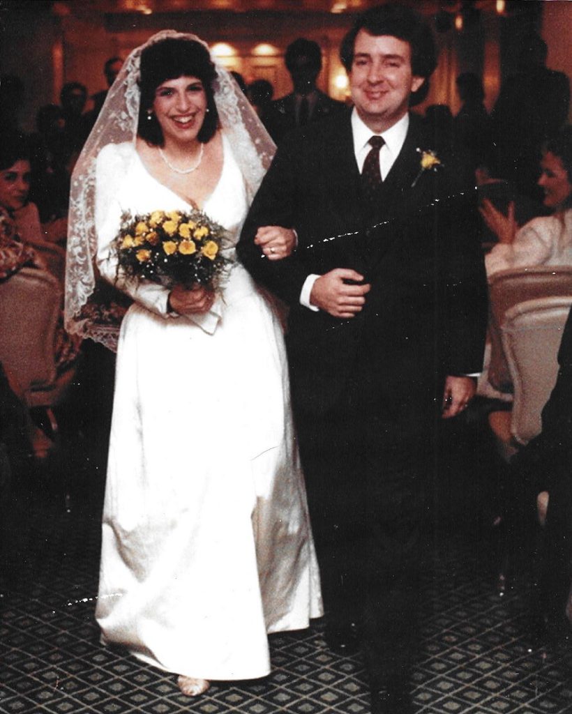 Our Whitehall wedding 1982