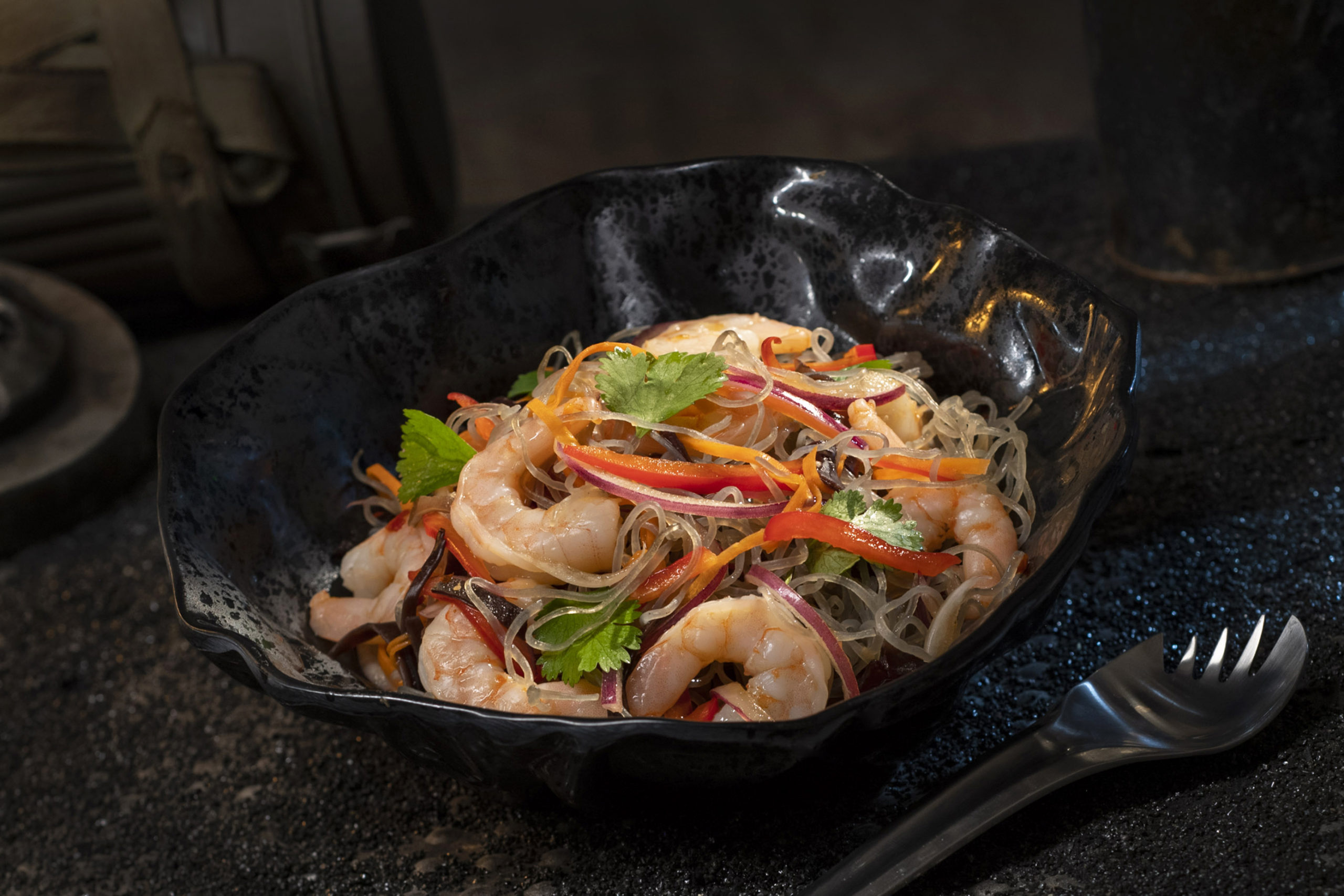 The Yobshrimp Noodle Salad, found at Docking Bay 7 Food and Cargo