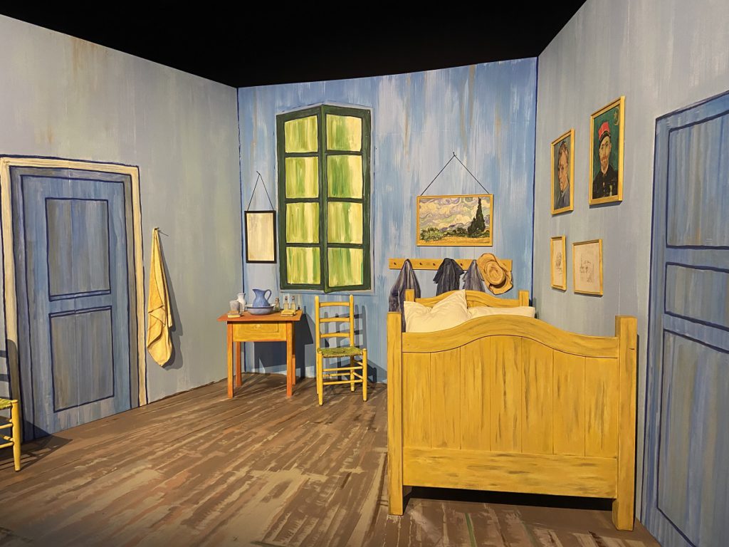 Van Gogh's bedroom recreated