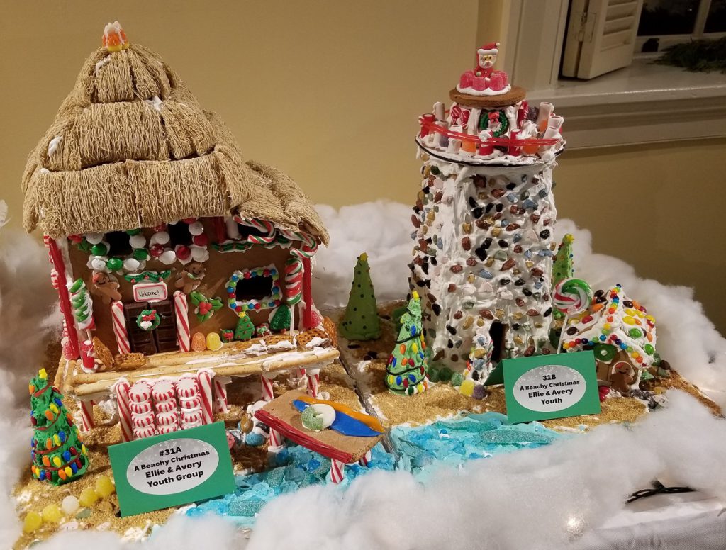 Youth category lighthouse entry. "Vintage Christmas in Portsmouth."