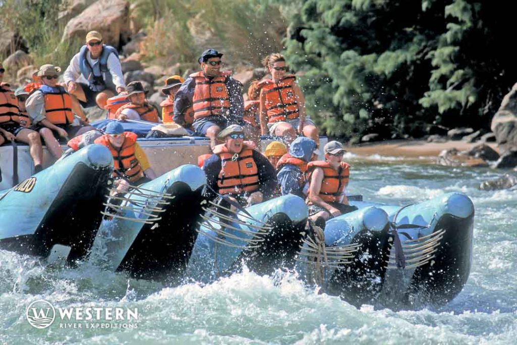 The lower Grand Canyon offers stunning views, milder rapids and some fun side excursions 