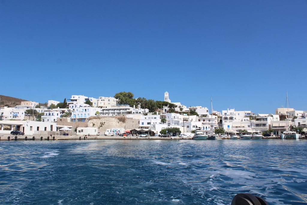 The port on Milos