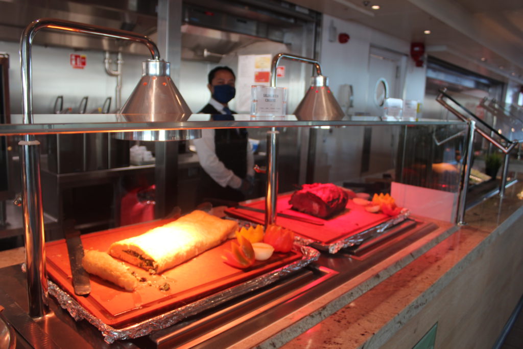 Carvery in the Oceanview Cafe aboard the Celebrity Apex