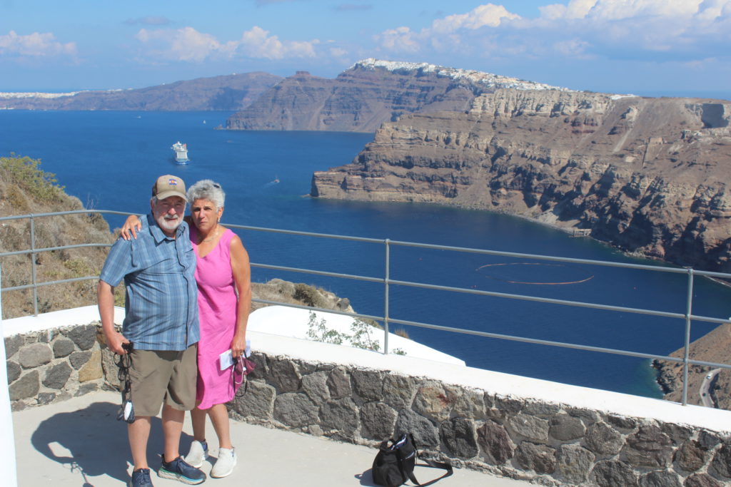 Quite a view on Santorini