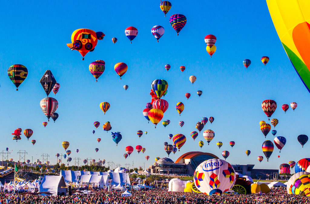 The International Albuquerque, New Mexico, Balloon Fiesta.
