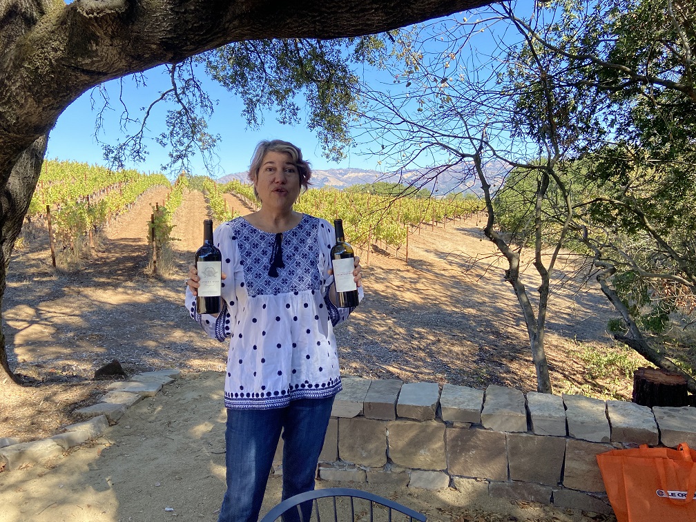 Bettina Sichel at the Laurel Glen Vineyard