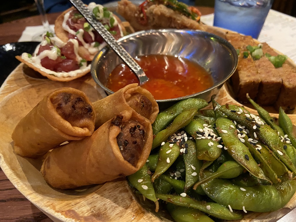 Delicious appetizers served in the Tonga Room