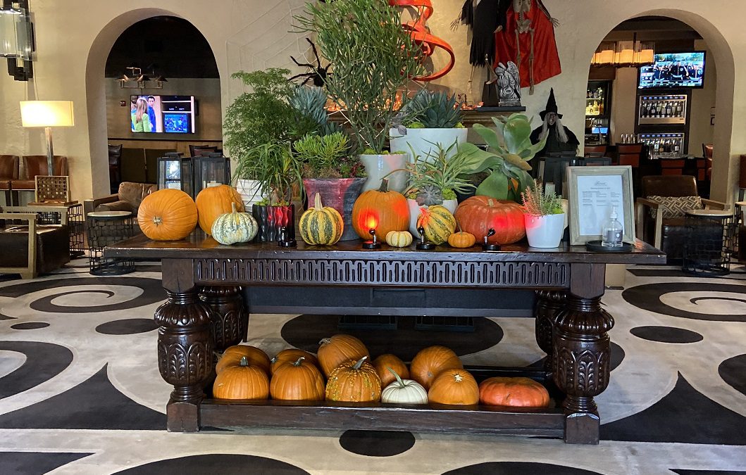 Fall decor at Fairmont Mission Inn and Spa