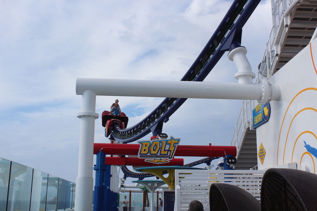 Mardi Gras is the first cruise ship with a roller coaster