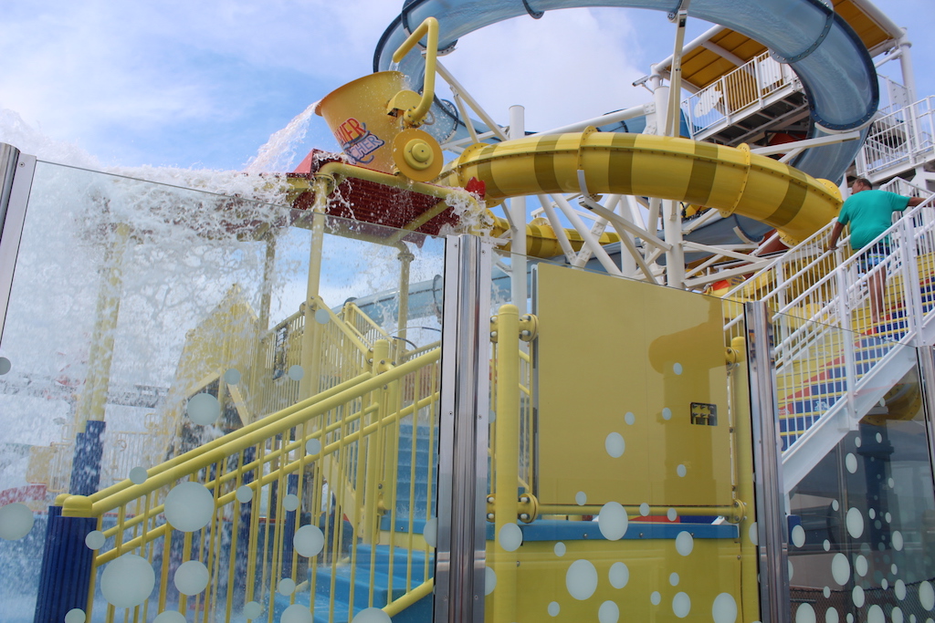 The water park on the Carnival Mardi Gras