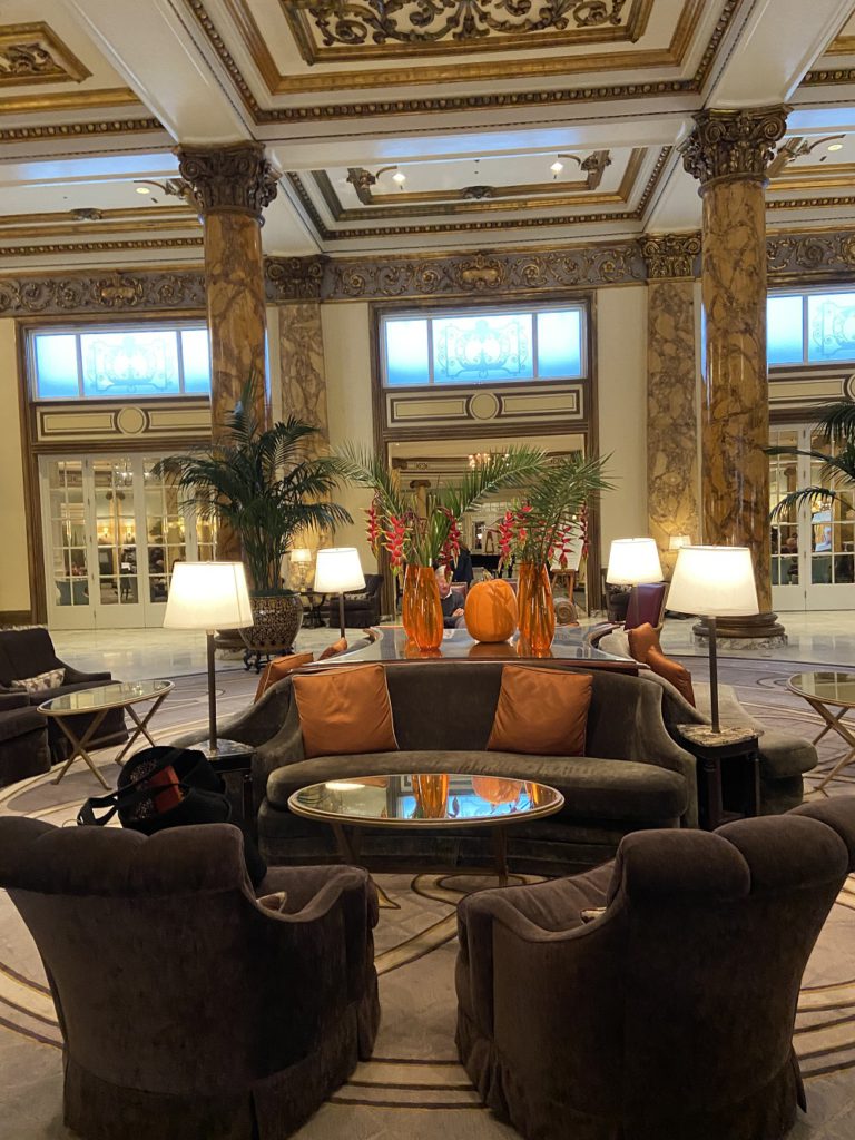 Lobby area Fairmont San Francisco