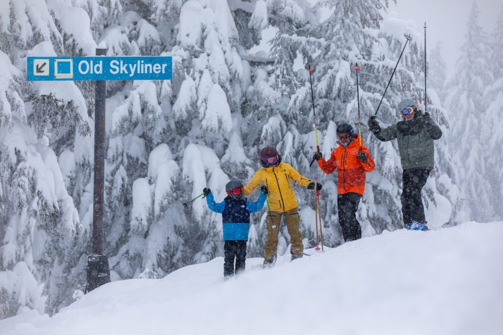 Family fun at Mt. Bachelor Ski Resort in Oregon