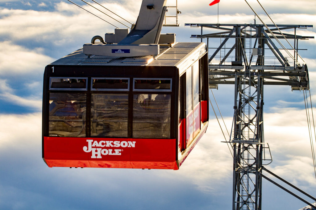 The Iconic tram at Jackson Hole Resort