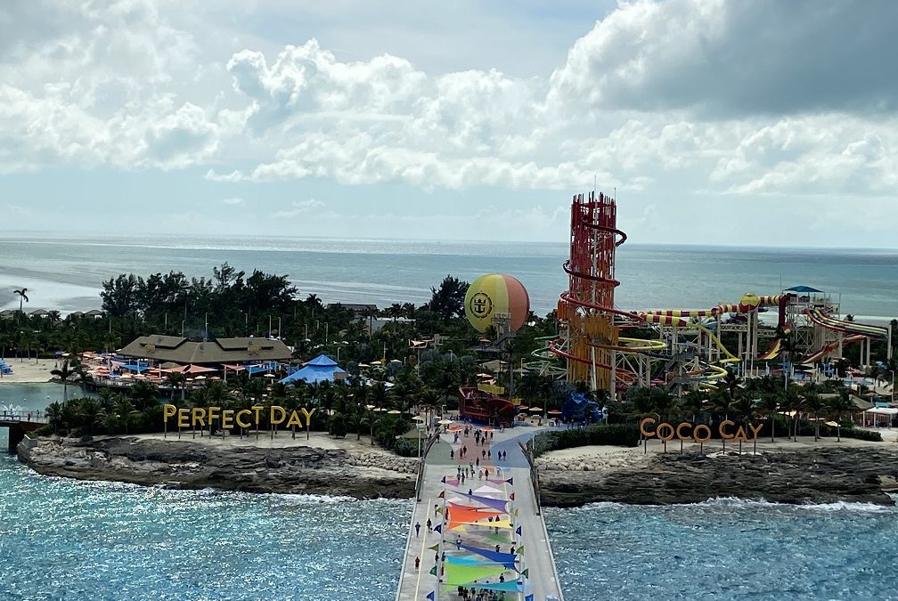 Coco Cay seen from RCCL's new Odyssey Of The Seas