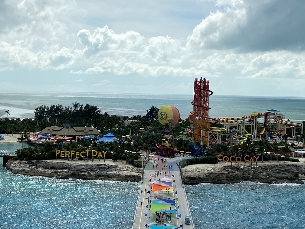 Coco Cay seen from RCCL's new Odyssey Of The Seas