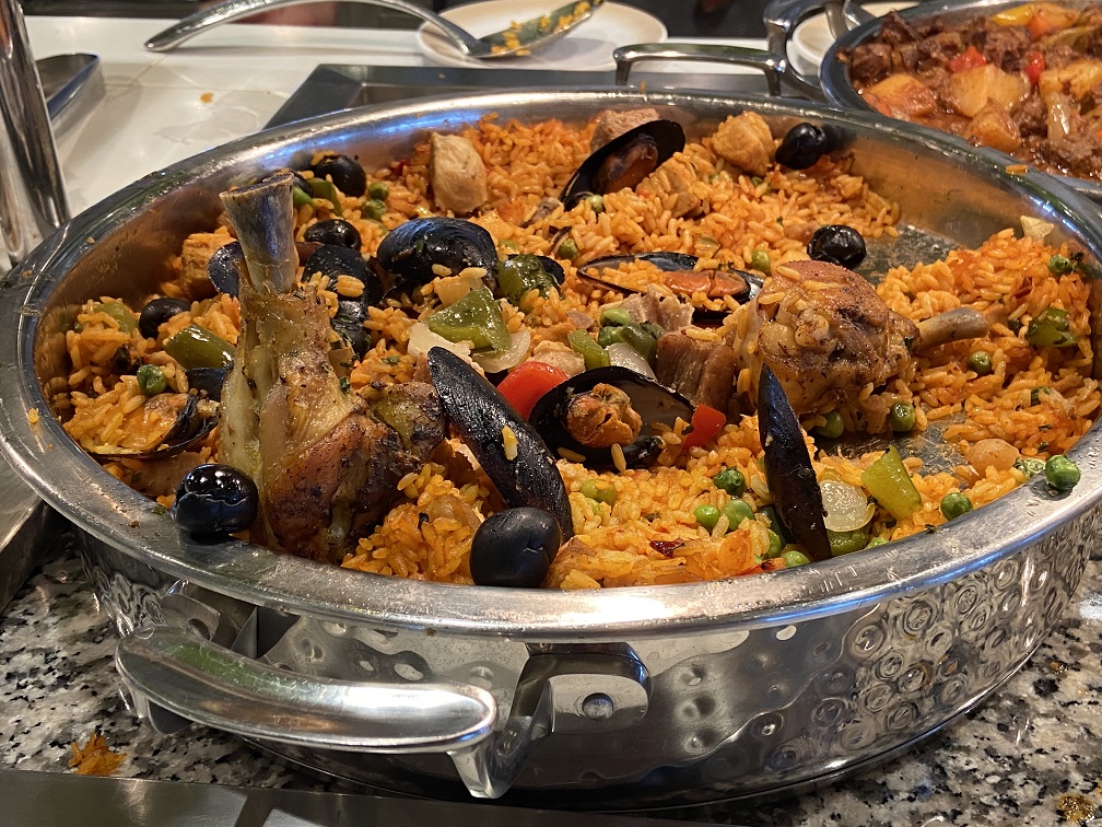 Paella served aboard Odyssey Of The Seas