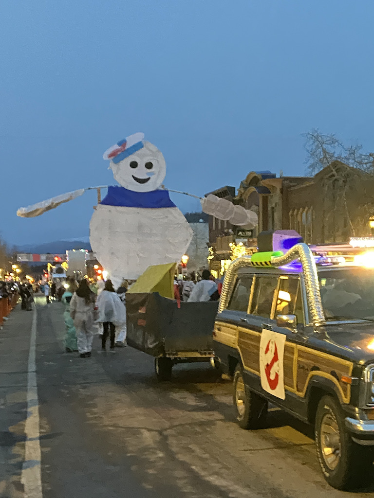 The 2021 ULLR Festival Parade in Breckenridge CO