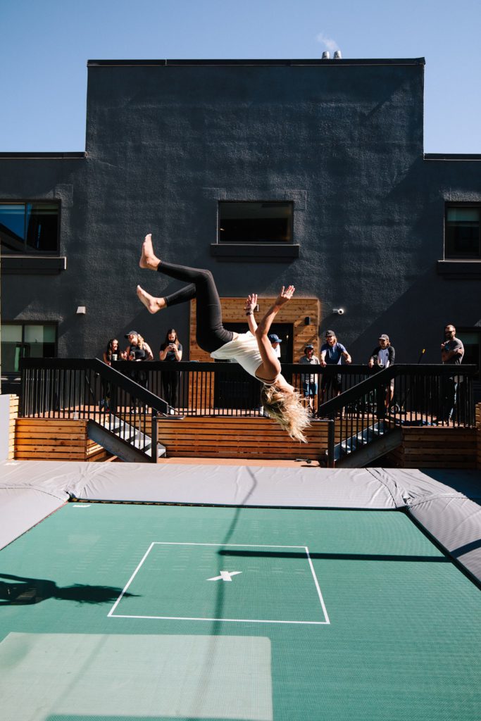 Trampoline at Gravity Haus Breckenridge