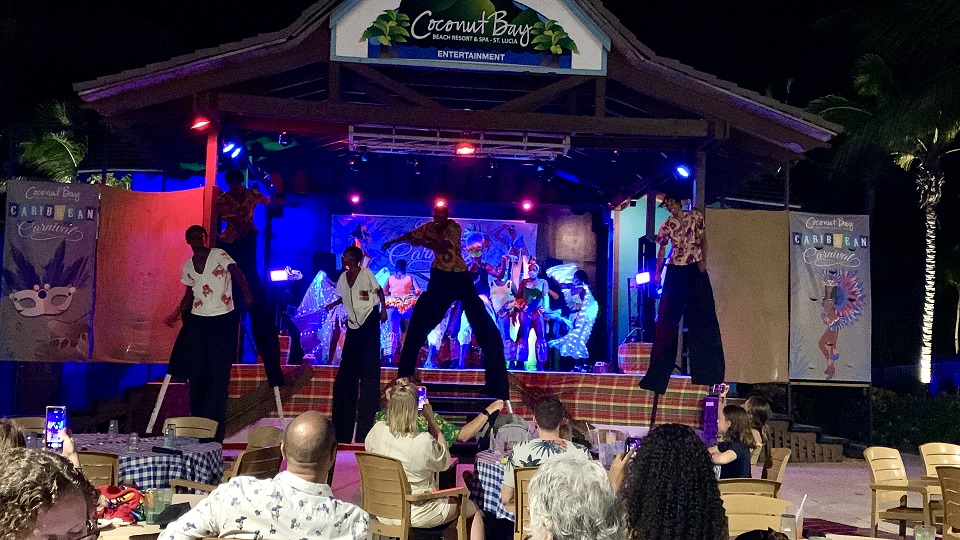 Stilt Walkers During the Caribbean Night Event - Great Nightl entertainment