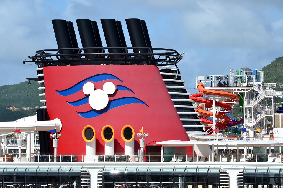 Mast of a Disney Cruise Ship