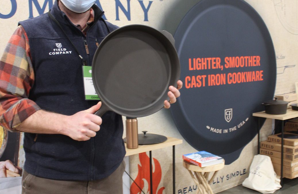 Stephen Muscella and his lightweight cast iron cookware