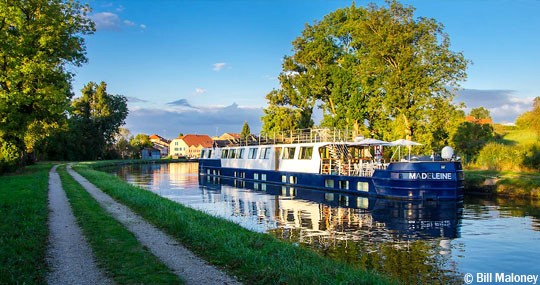 CroiseEurope offers traditional river cruises as well as private "barge excursions"