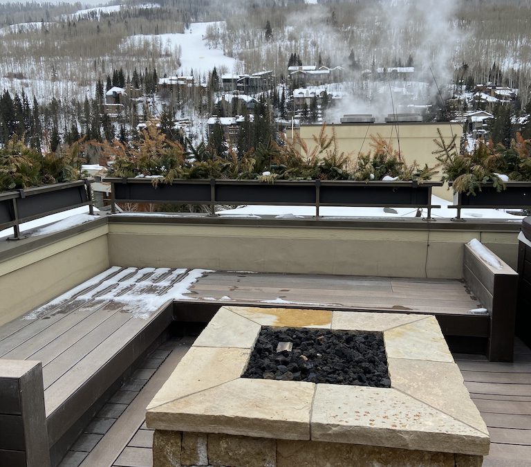 View from one of the residences at Four Seasons Resort and Residences Vail