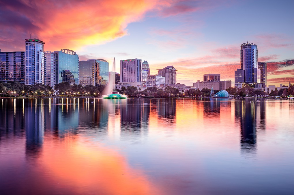 Orlando skyline.