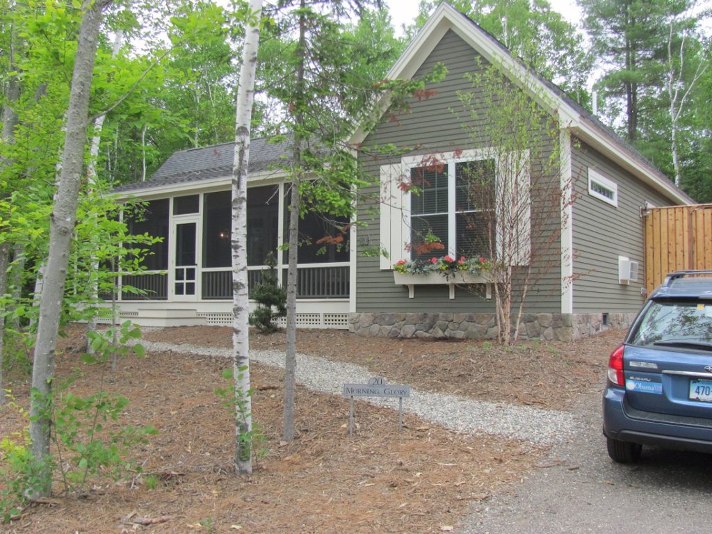 Cozy rental house near Portland, Maine 2011.