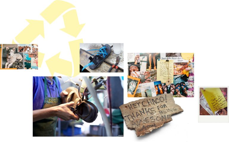 Great water sandals made from recyclables