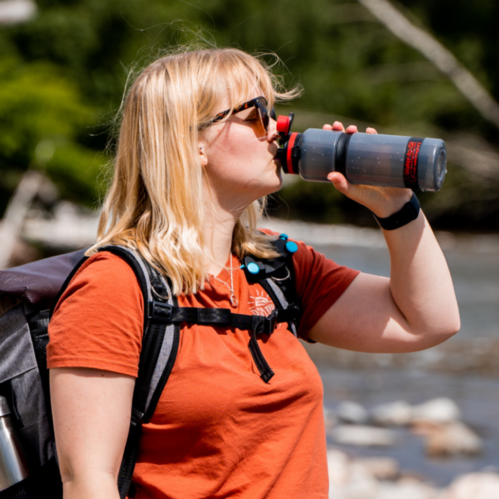 Refillable, filterable water bottle from Water-to-Go