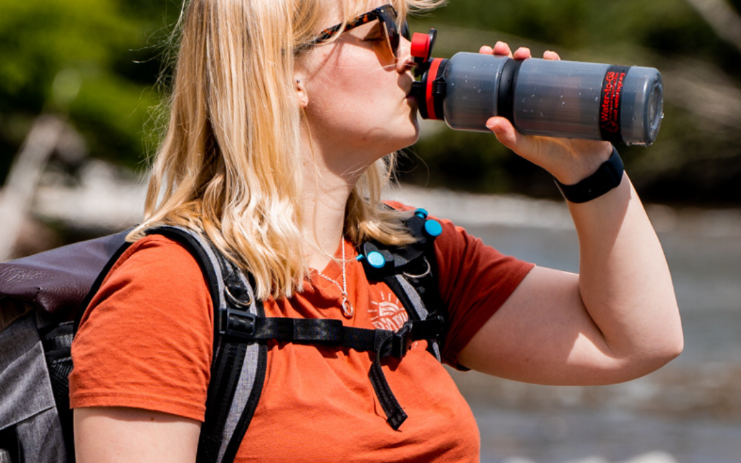 Refillable, filterable water bottle from Water-to-Go