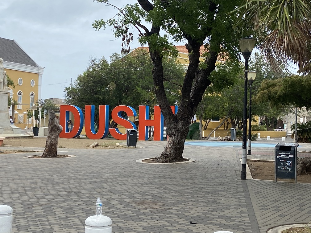The Dushi sign in Willemstad