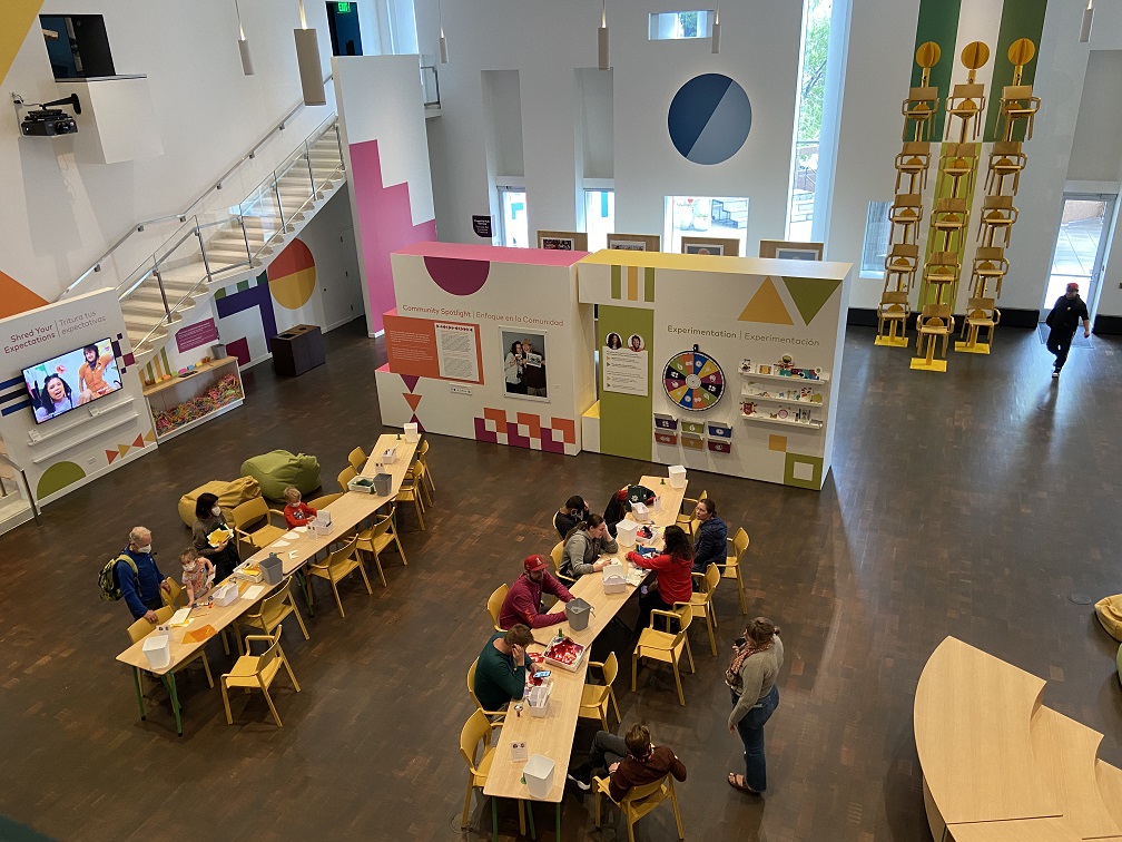 Spacious work and classroom areas in newly expanded Denver Art Museum