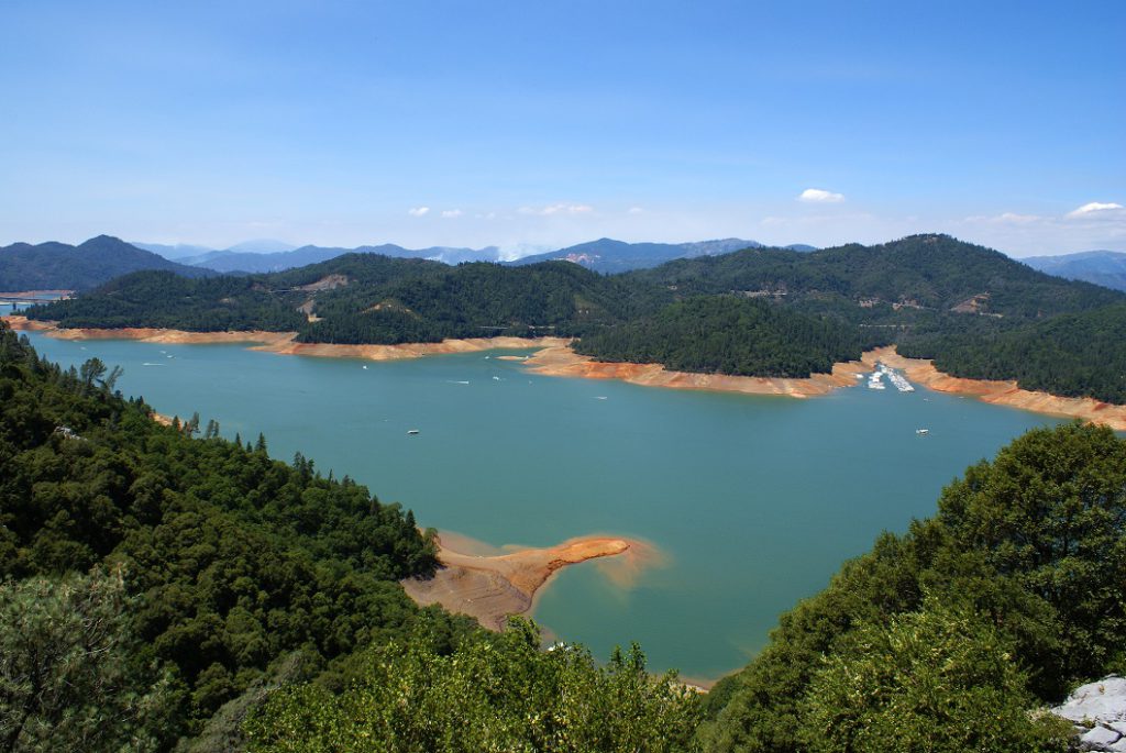 Lake Shasta, Shasta County, California.