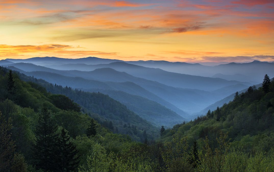 Sunrise Great Smoky Mountains National Park