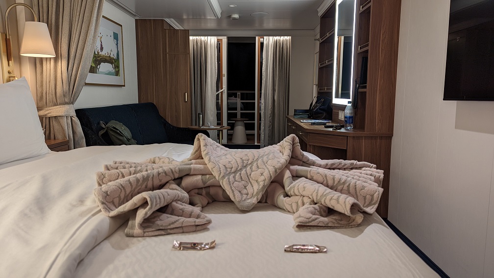 A stateroom on the Disney Wish (Ron Bozman photo)