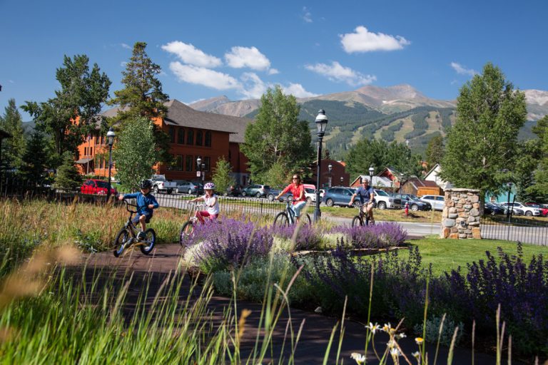 Taking the kids to ski country in summer