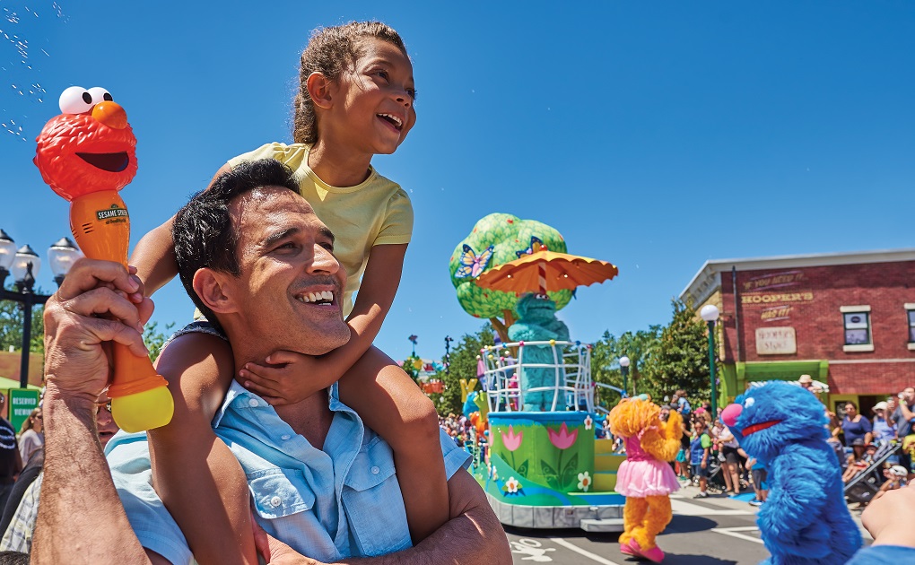 Sesame Street character parade