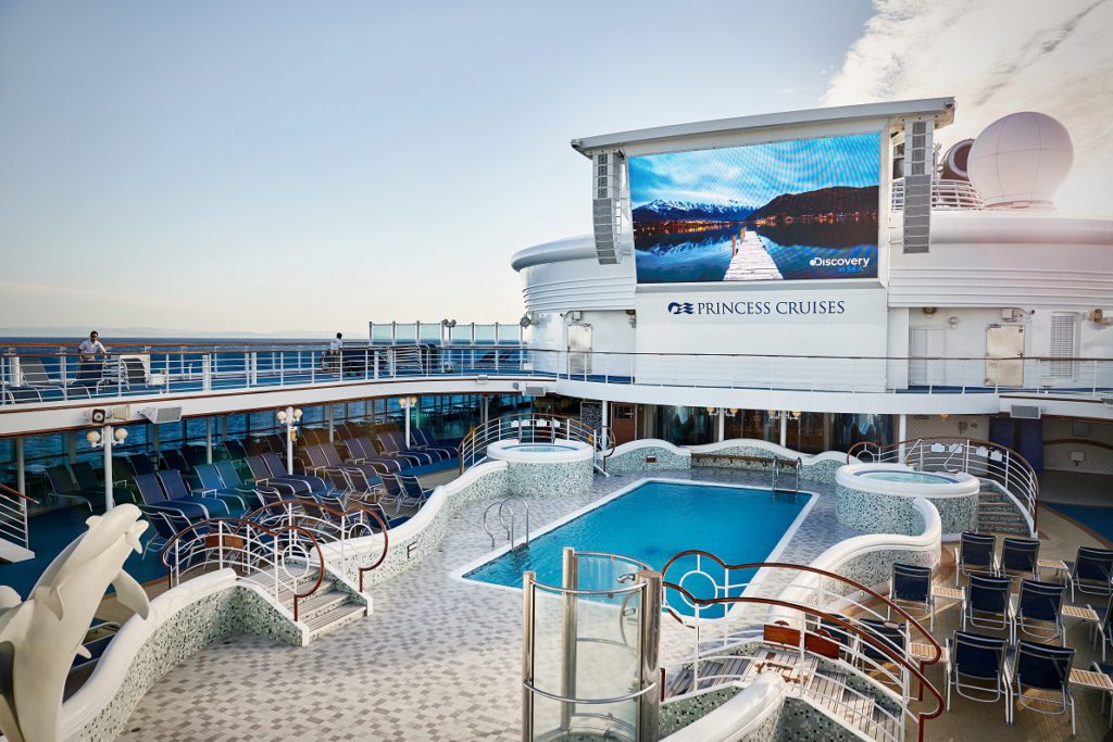 Pool Deck on a Princess ship