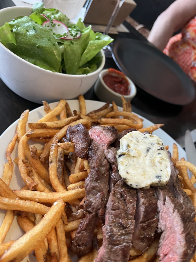 Steak Frites at Annette's at the Stanley Marketplace in Aurora CO